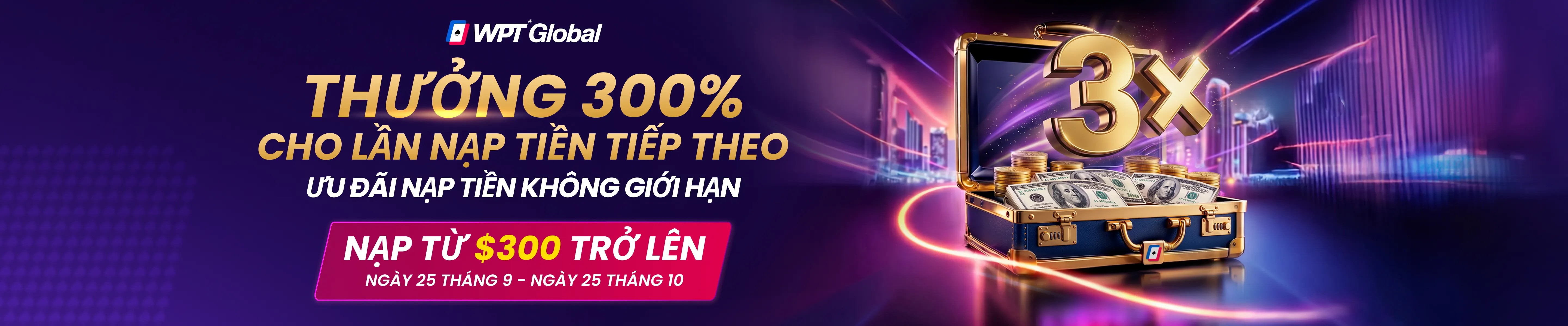 Ưu đãi nạp tiền Golden September