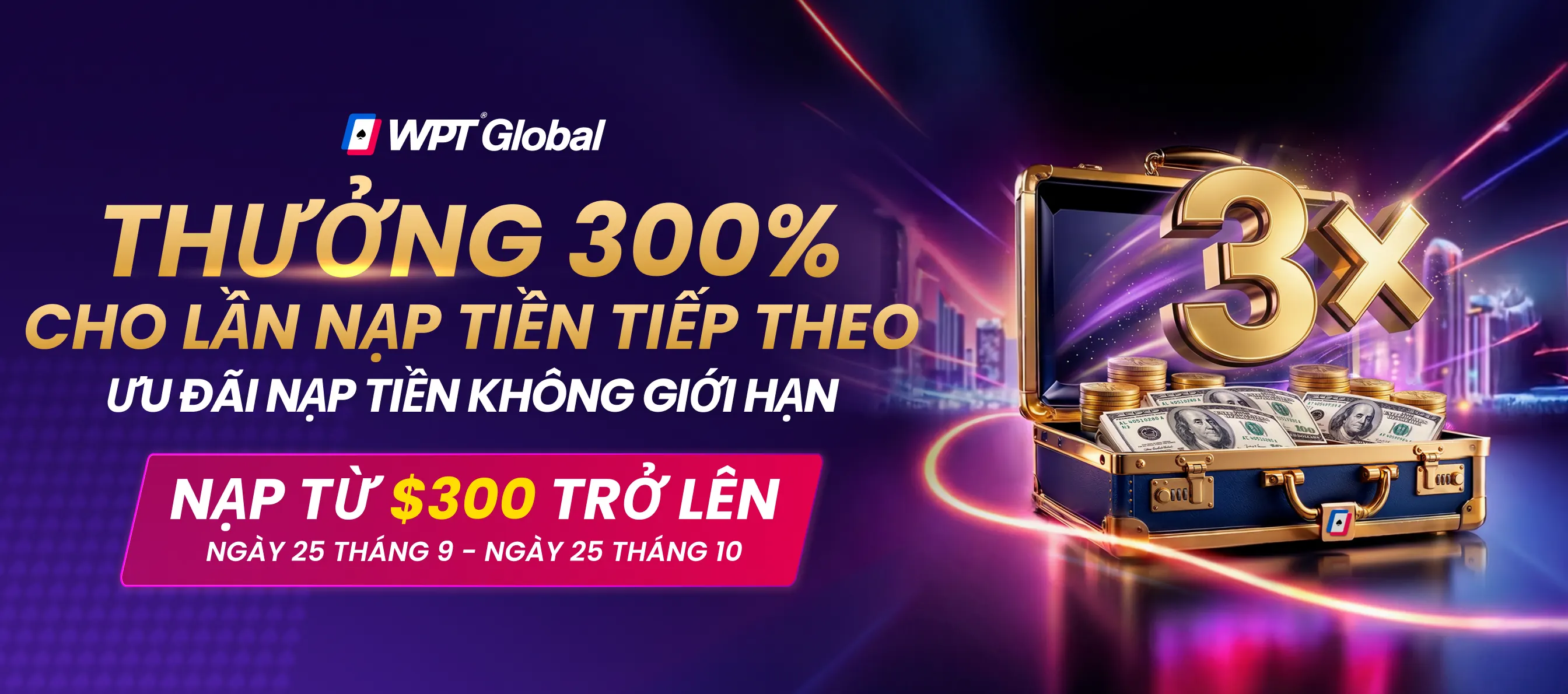 Ưu đãi nạp tiền Golden September