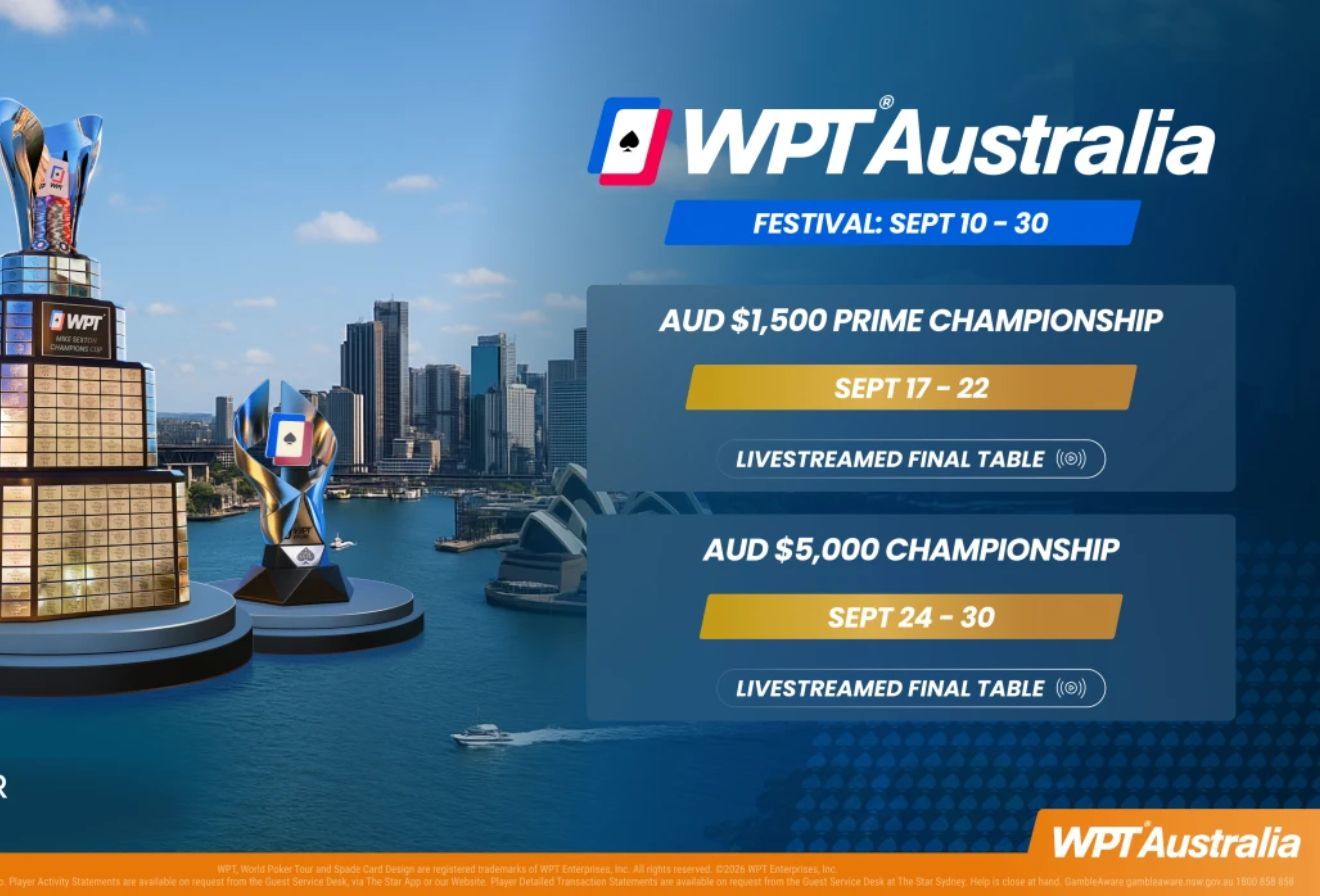 WPT® Australia Championship Is Live at The Star Sydney