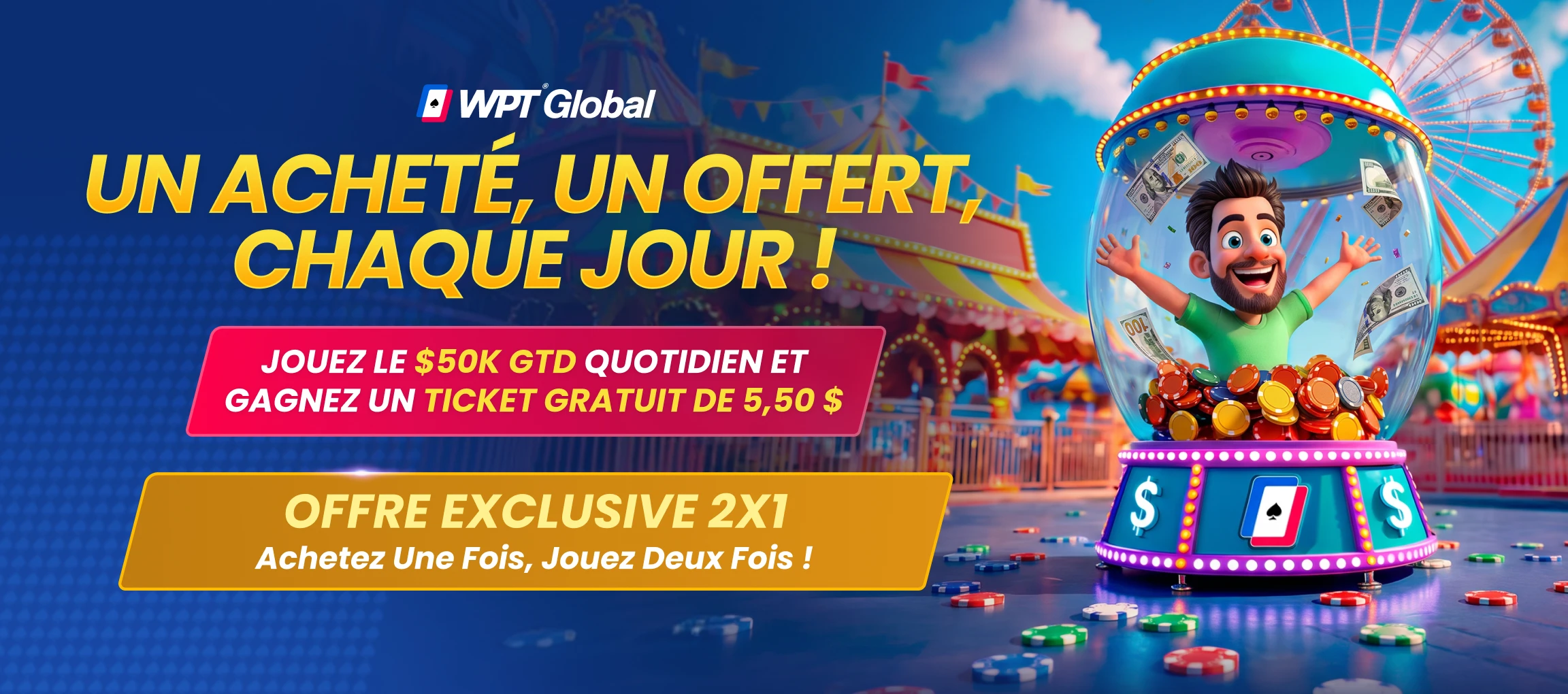 Un acheté, un offert, chaque jour !