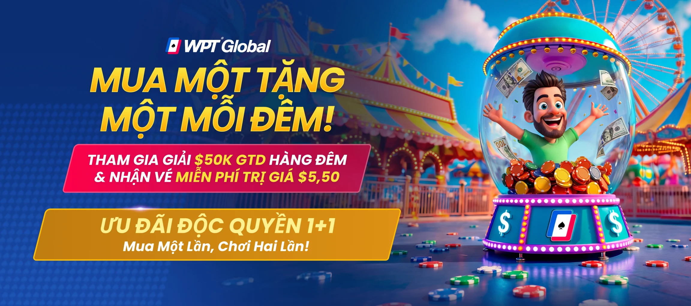 Mua Một Tặng Một Mỗi Đêm!