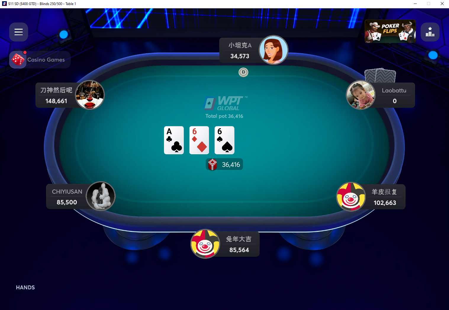 wpt global table