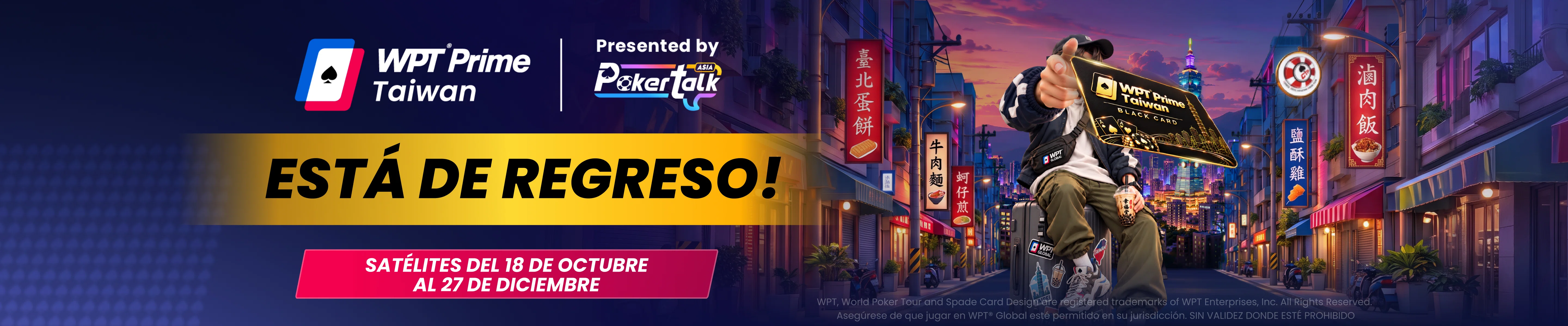WPT® Prime Taiwan Online Satellite