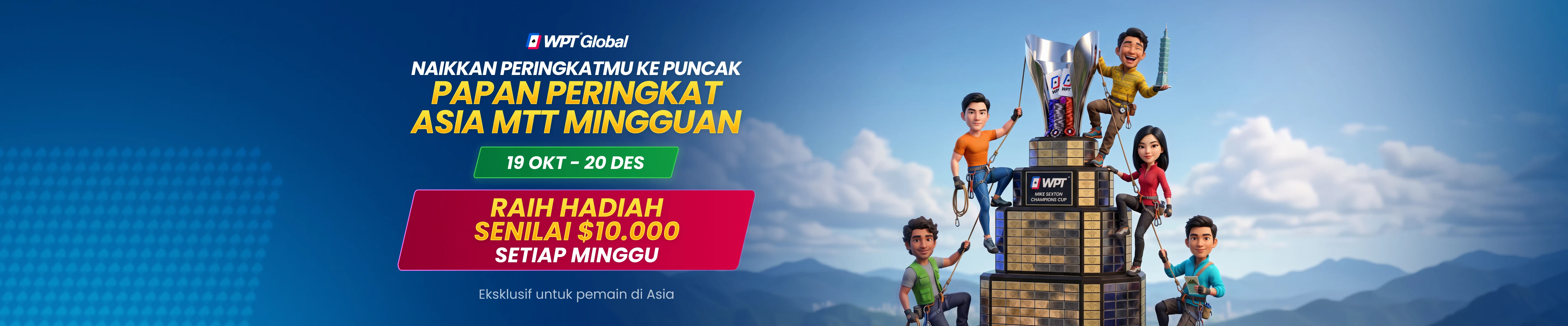 Papan Peringkat Asia MTT Mingguan senilai $10.000