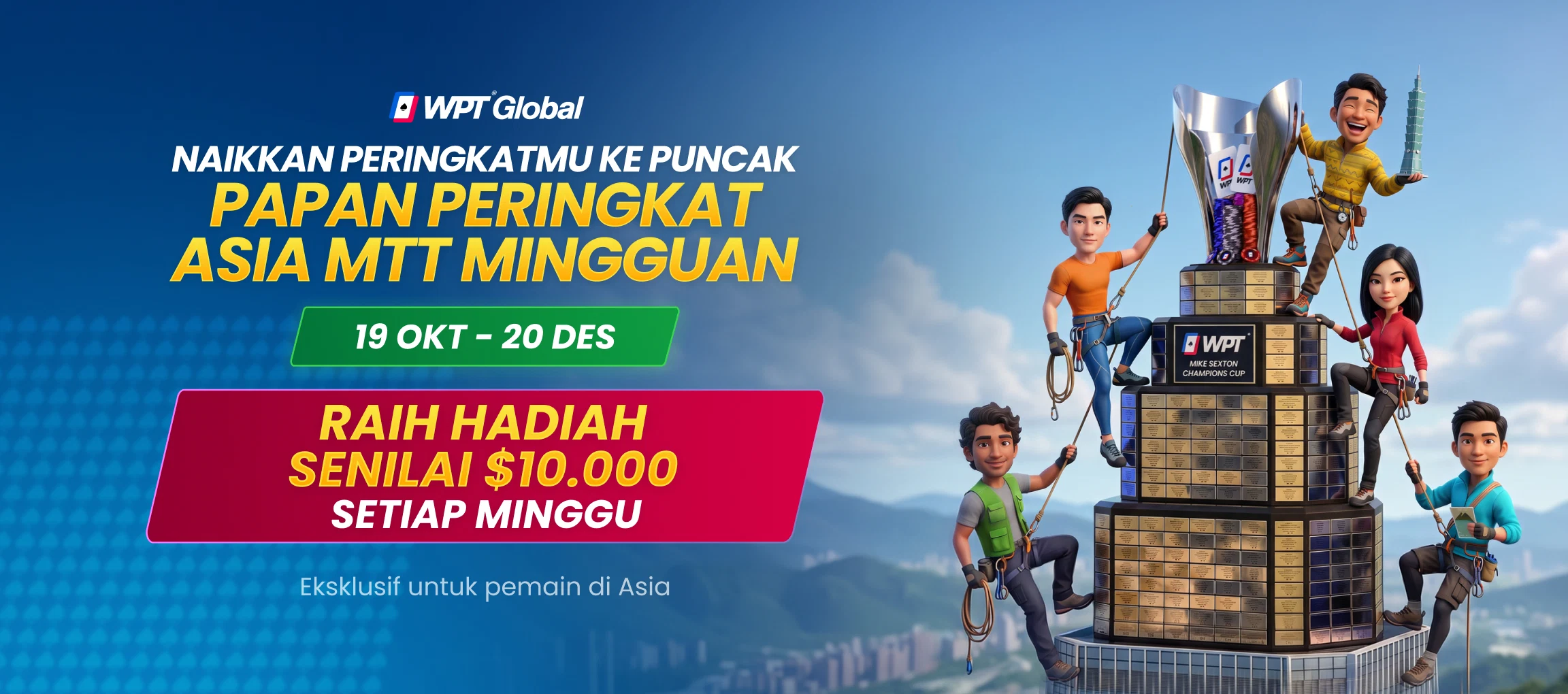 Papan Peringkat Asia MTT Mingguan senilai $10.000
