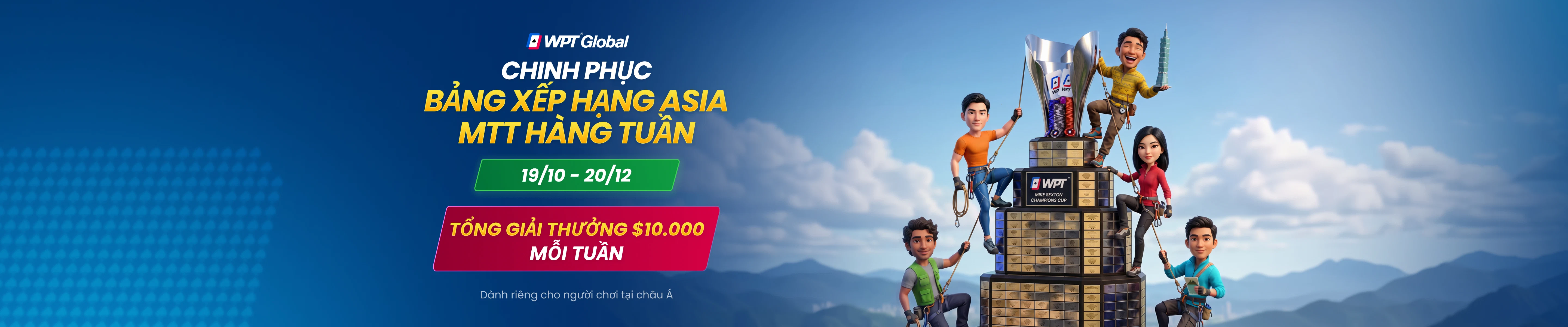 Bảng xếp hạng Asia MTT hàng tuần trị giá $10.000