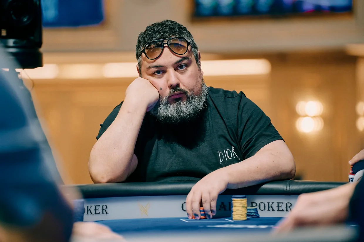 said tahar at the poker table