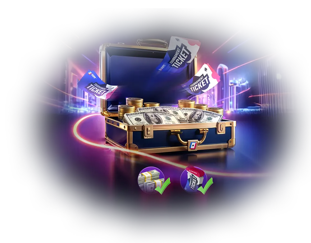 Pacote de boas-vindas do WPT® Global